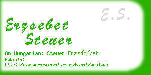 erzsebet steuer business card